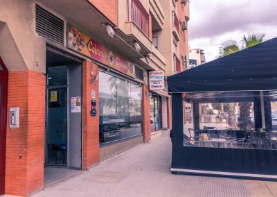 Cafetería el Diamante parte exterior