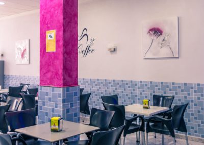 Restaurante y mesas Cafetería el Diamante
